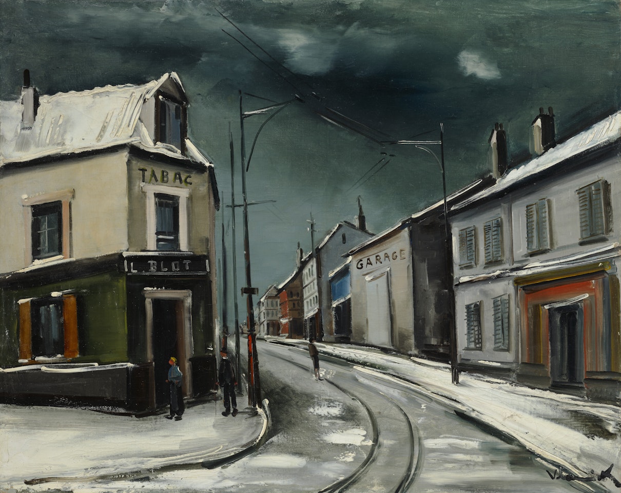 Village sous la neige by Maurice de Vlaminck
