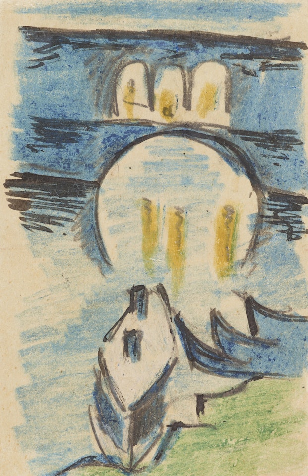 Arno Brücke in Florenz by Max Pechstein