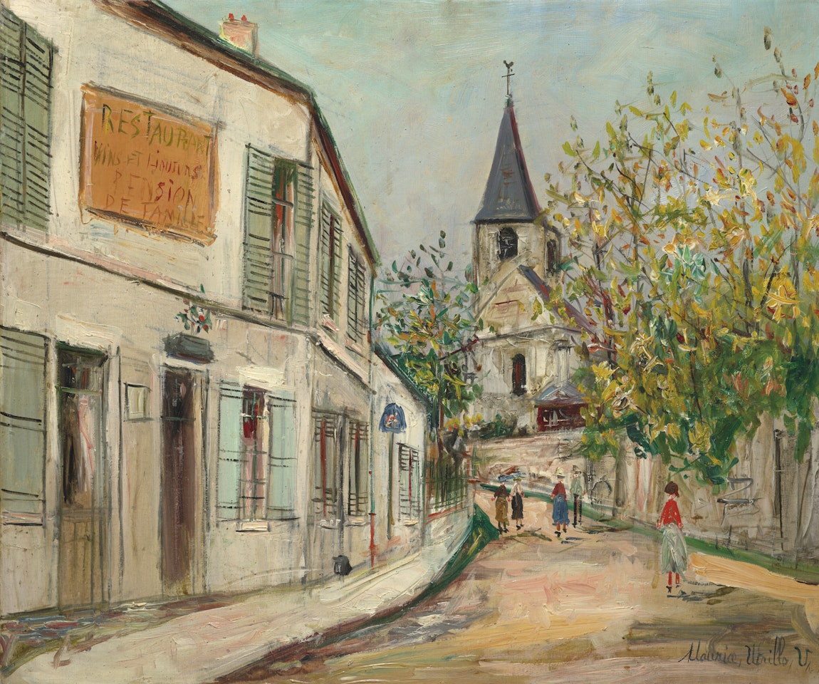 Église des Vaux-de-Cernay by Maurice Utrillo