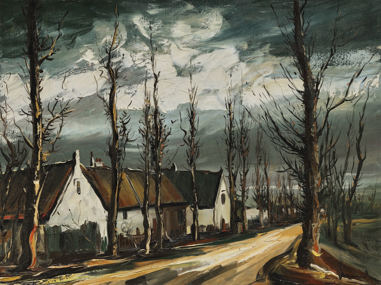Route de village by Maurice de Vlaminck