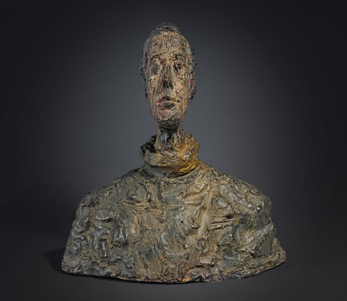 Buste de Diego au col roulé by Alberto Giacometti