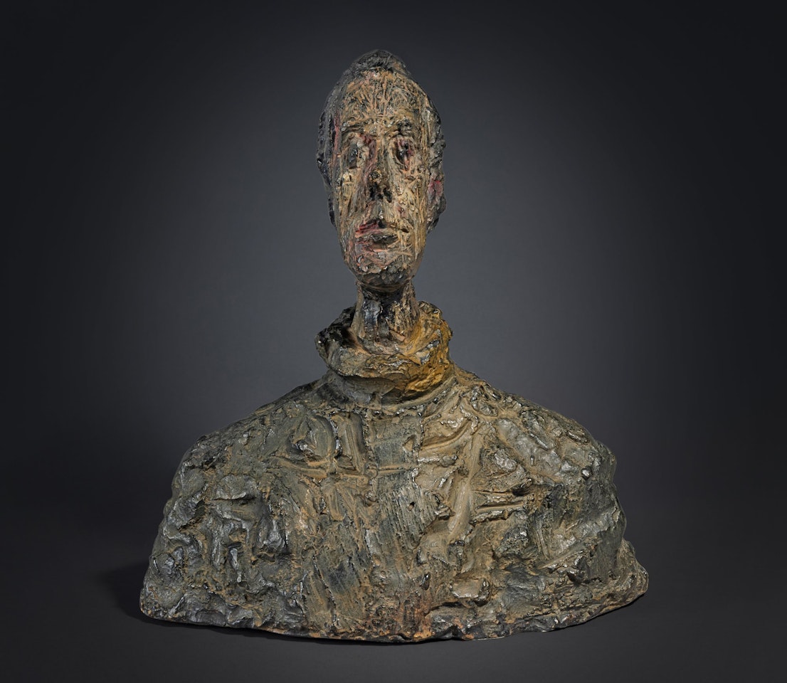 Buste de Diego au col roulé by Alberto Giacometti