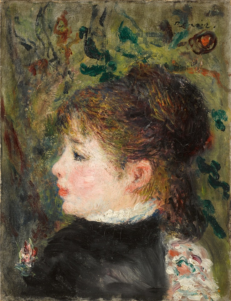Jeune femme (Portrait de Margot) by Pierre-Auguste Renoir
