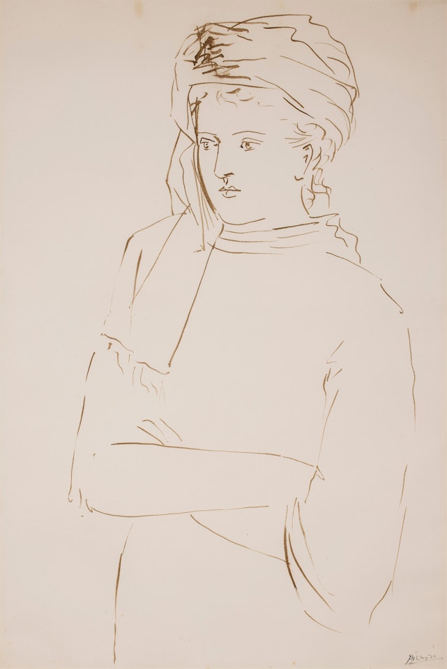 Femme au turban by Pablo Picasso