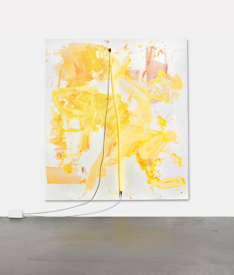 Yellow on Yellow by Mary Weatherford