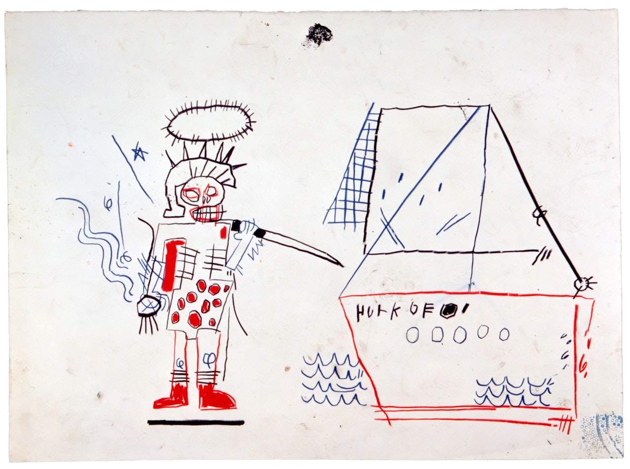 Untitled (Pirate) by Jean-Michel Basquiat