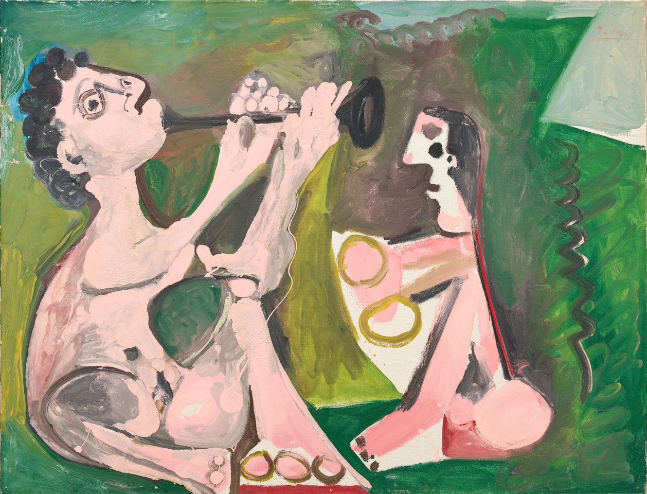 Deux musiciens by Pablo Picasso