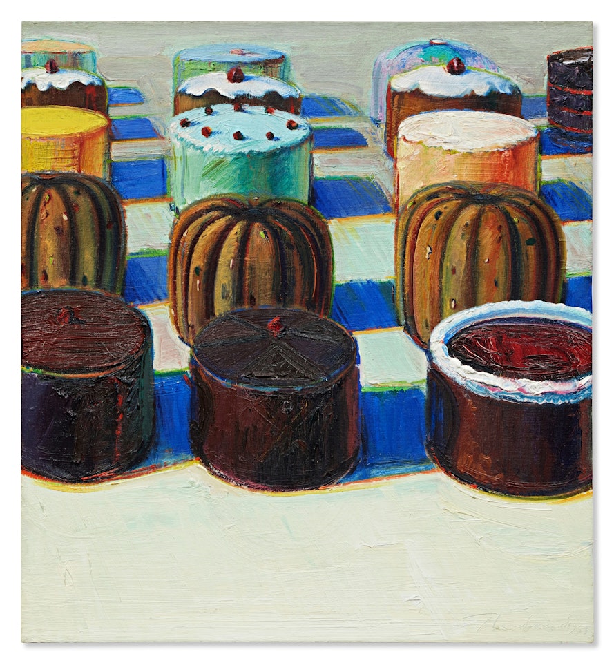 Various Cakes by Wayne Thiebaud