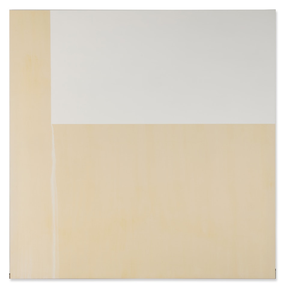 Exposed Painting (Titanium White) by Callum Innes