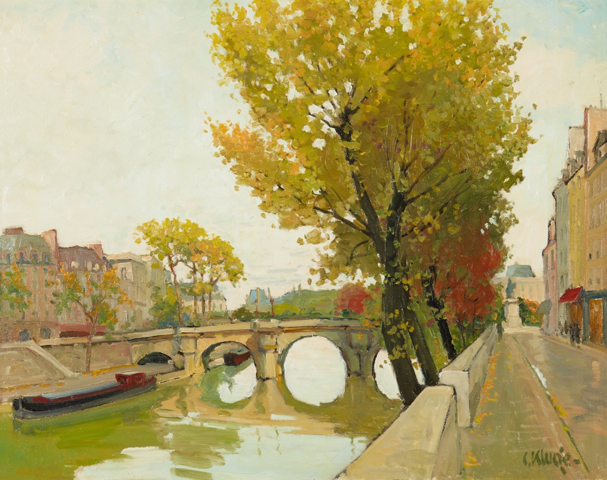 Le Pont Neuf with the statue of Henri IV by Constantin Kluge