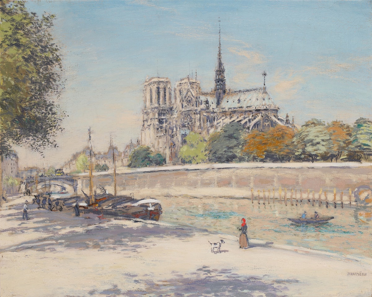 Vue de Notre Dame by Jean Francois Raffaelli
