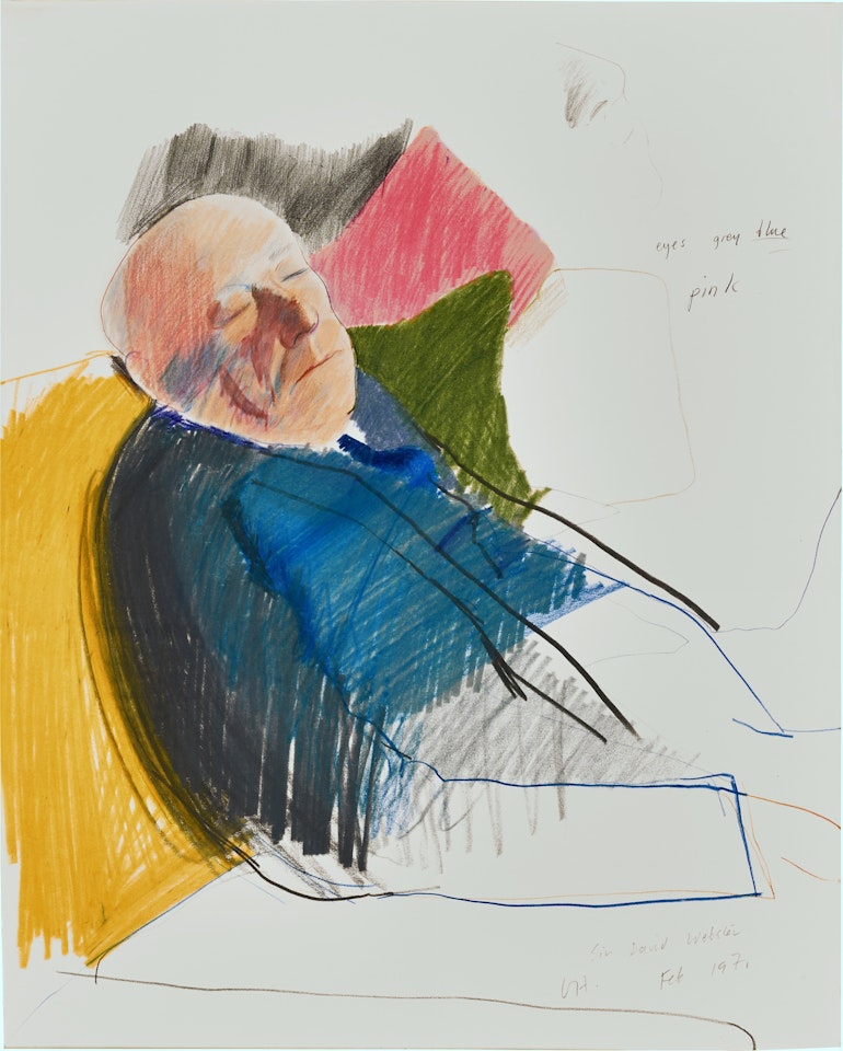Sir David Webster by David Hockney