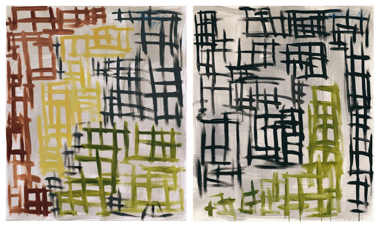 Ohne Titel (Two Works) by Günther Förg