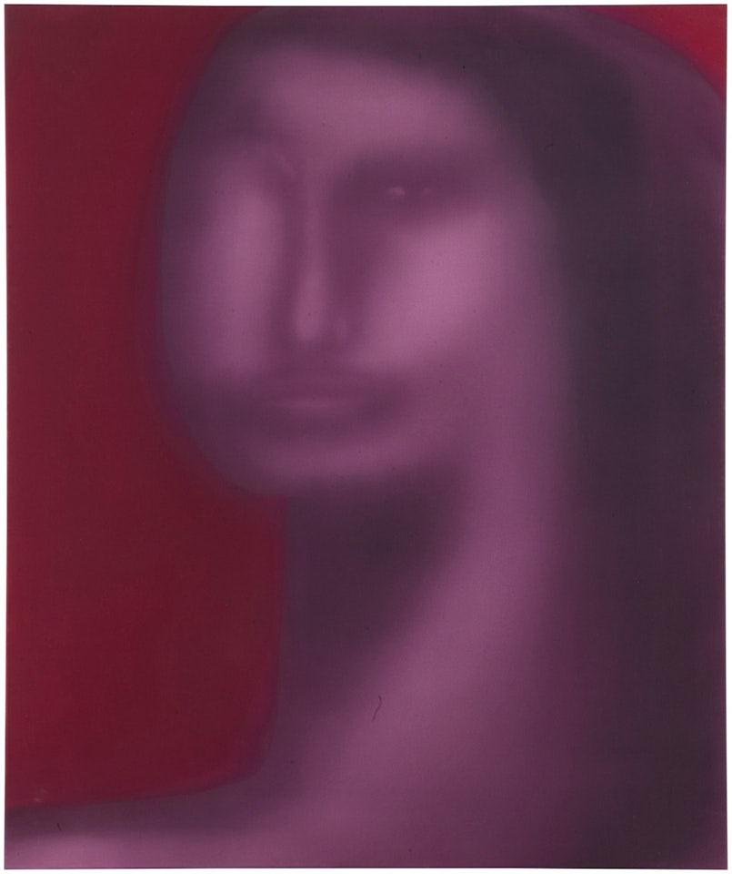Face Set on Red by George Rouy