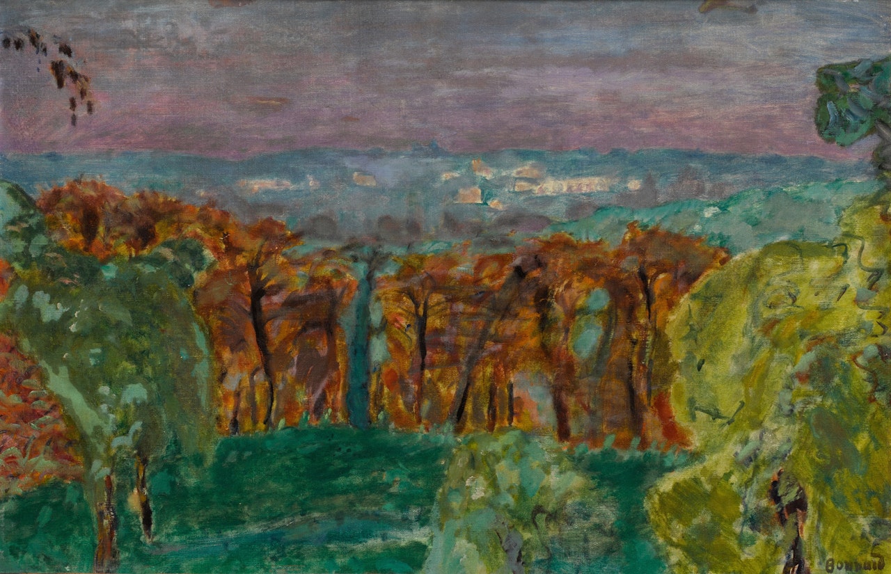 Bois en automne by Pierre Bonnard
