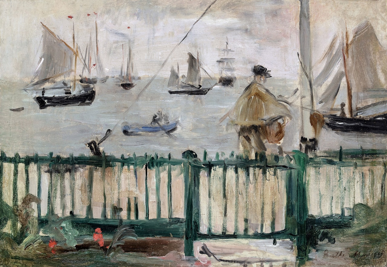 Vue d'Angleterre or Dans l'Ile de Wight by Berthe Morisot