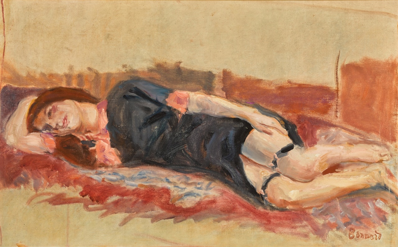 Femme allongée (ébauche) by Pierre Bonnard