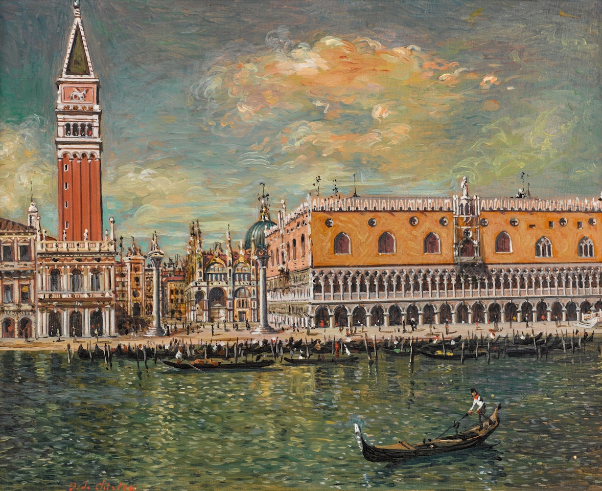Venezia, Palazzo Ducale (Venice, The Doge's Palace) by Giorgio de Chirico