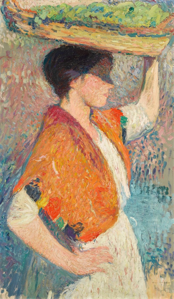Femme à la corbeille by Henri Jean Guillaume Martin