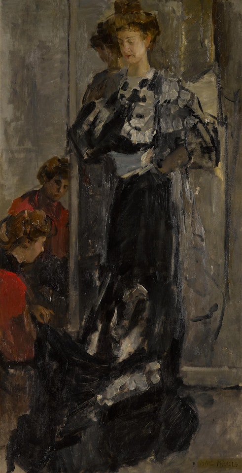 At the dressmaker's by Isaac Israels