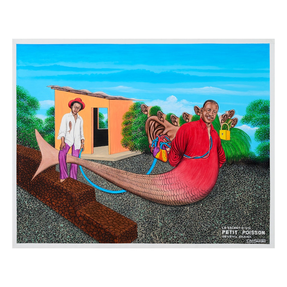 Le secret d'un petit poisson devenu grand by Chéri Samba