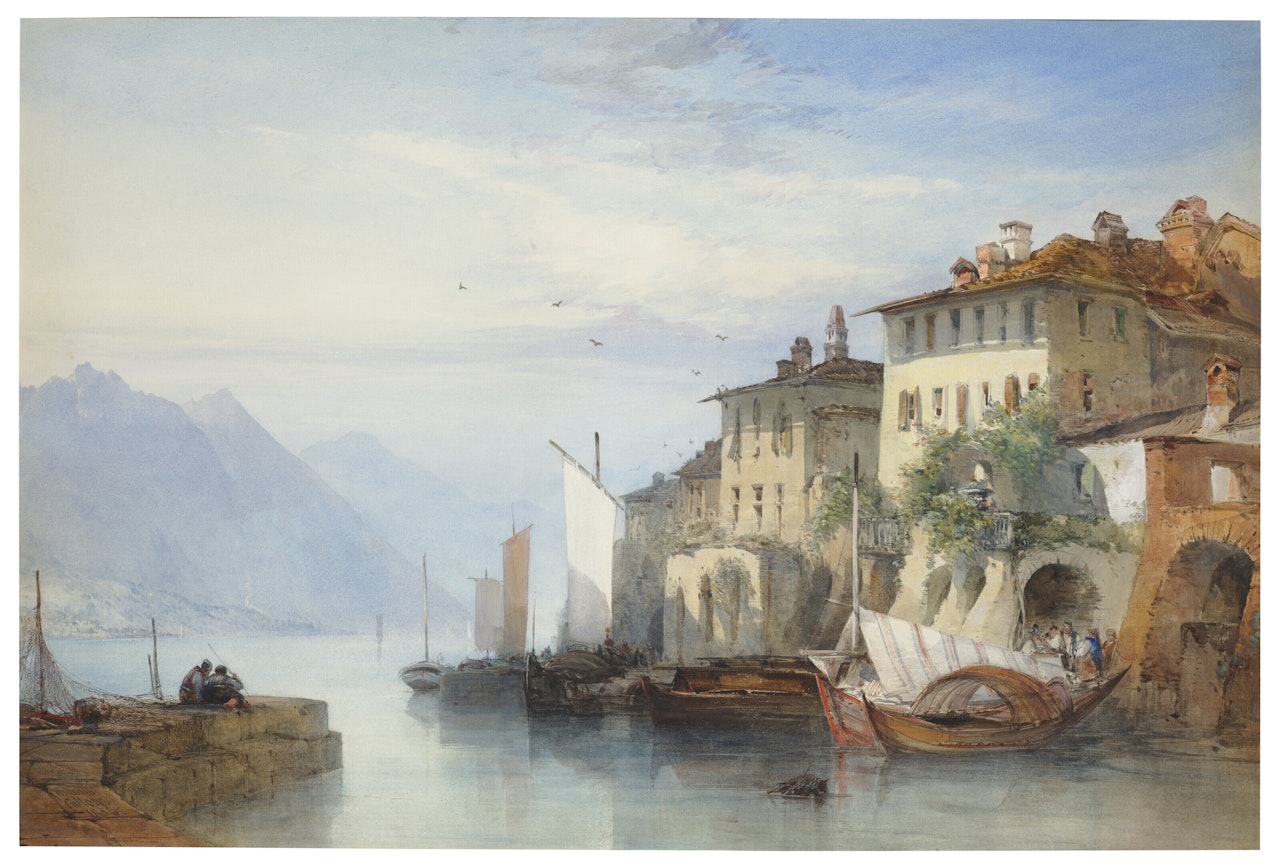 View of Bellagio, Lake Como, Italy by William Callow