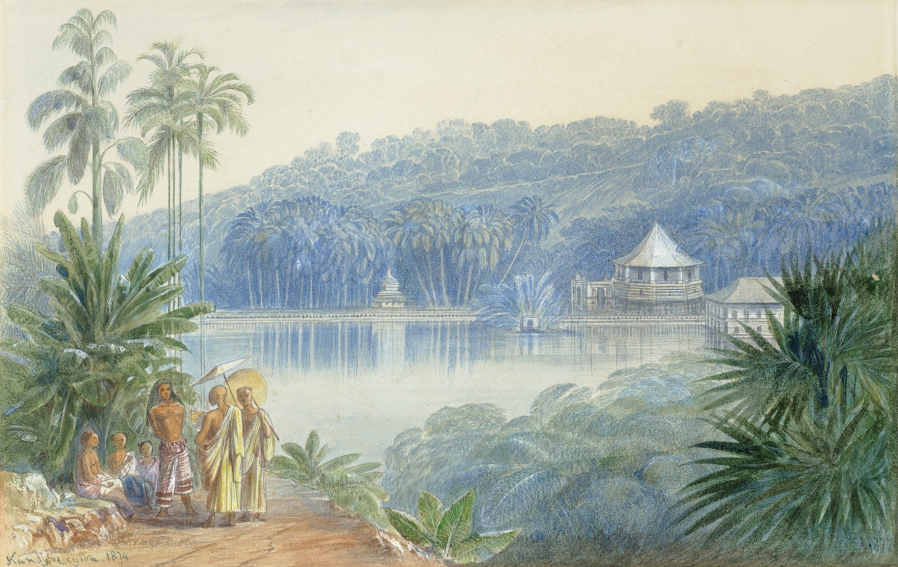 Kandy, Ceylon by Edward Lear