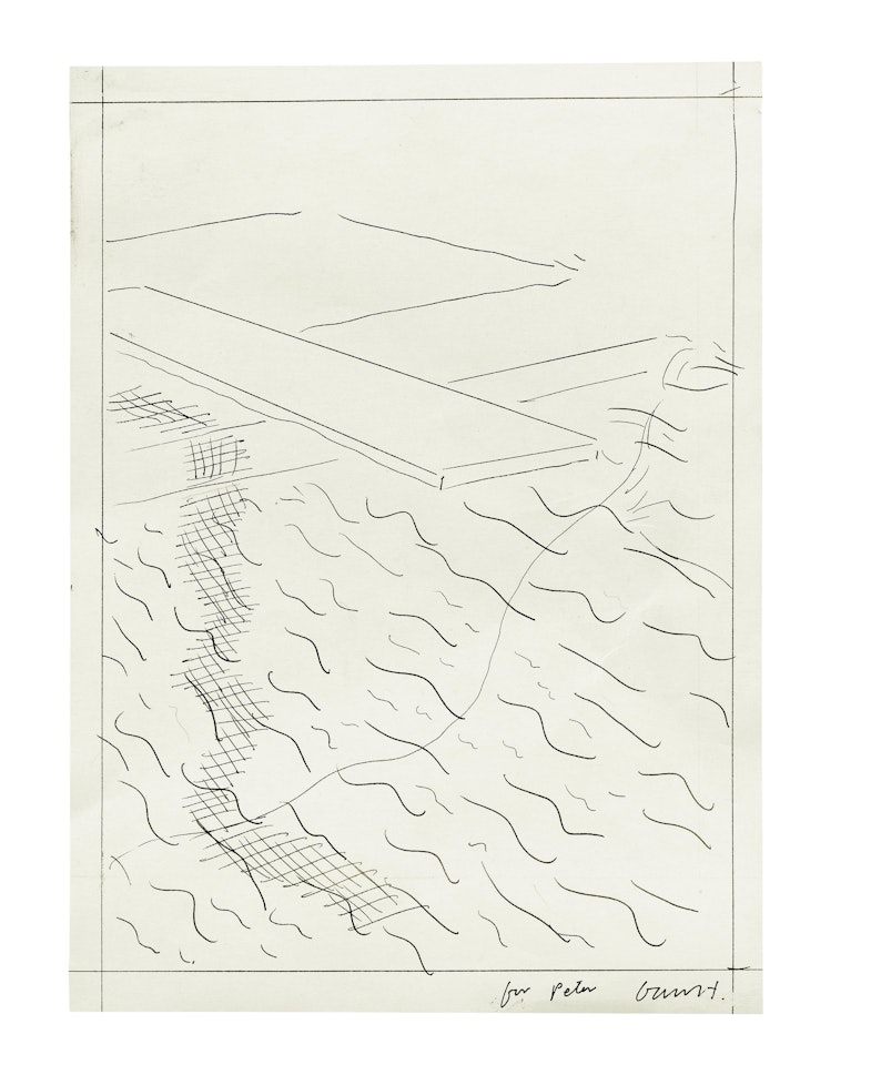 Swimming Pool circa by David Hockney