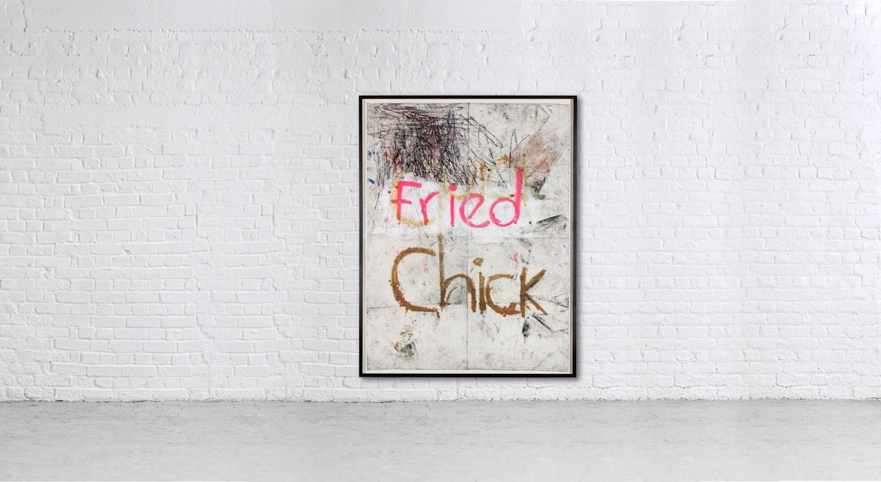 Untitled (Fried Chick) by Oscar Murillo