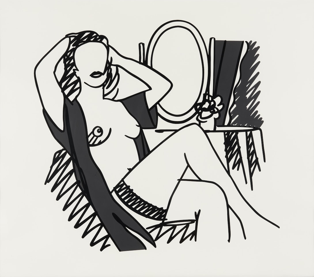 Nude and Mirror by Tom Wesselmann