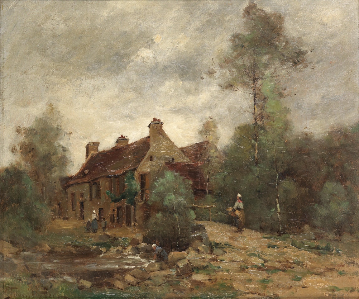 Ferme près de Cernay by Paul Désiré Trouillebert