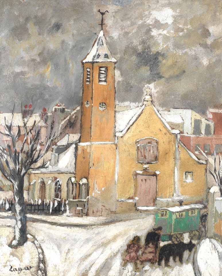 L'Église de Bry-sur-Marne by Celso Lagar