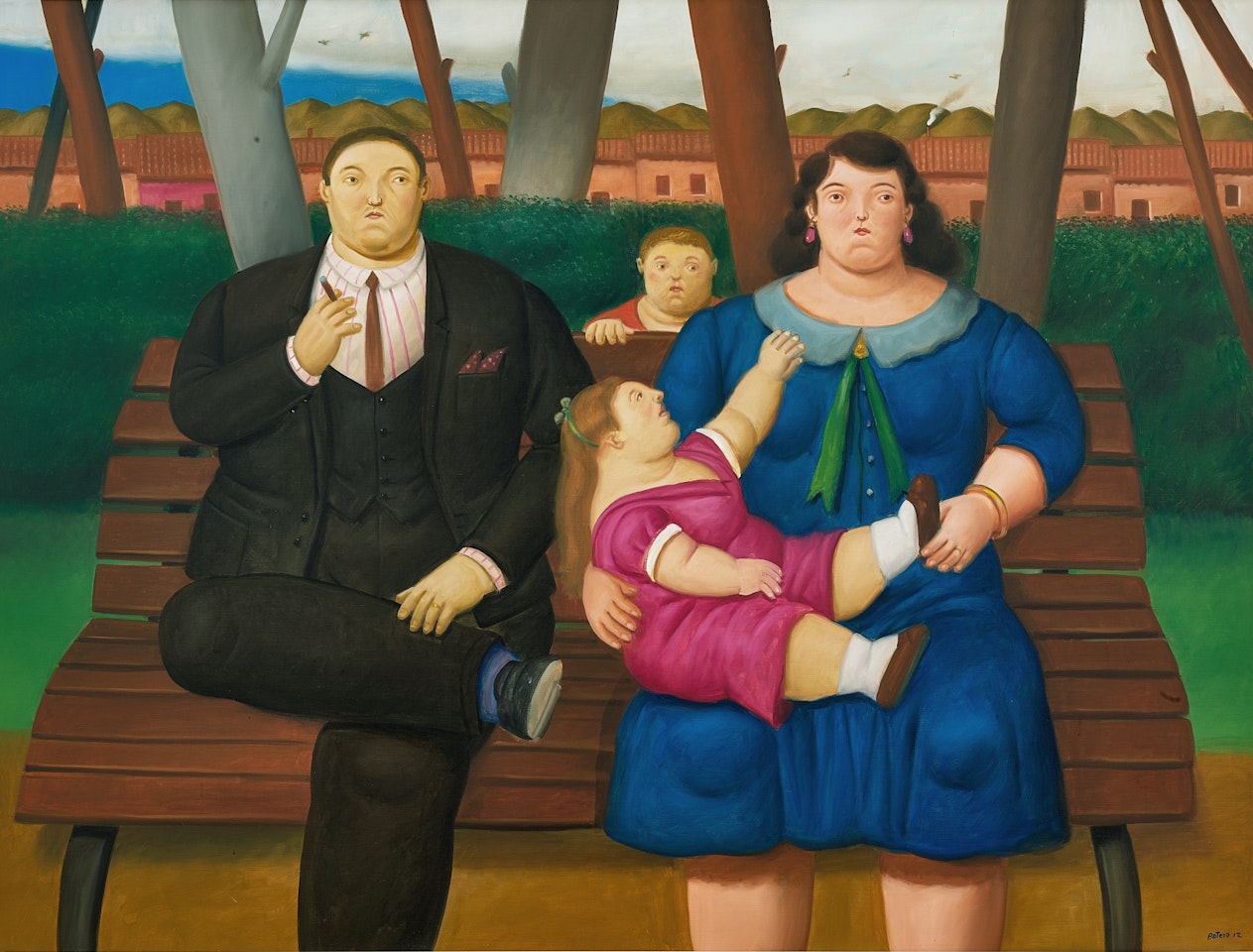A Family by Fernando Botero