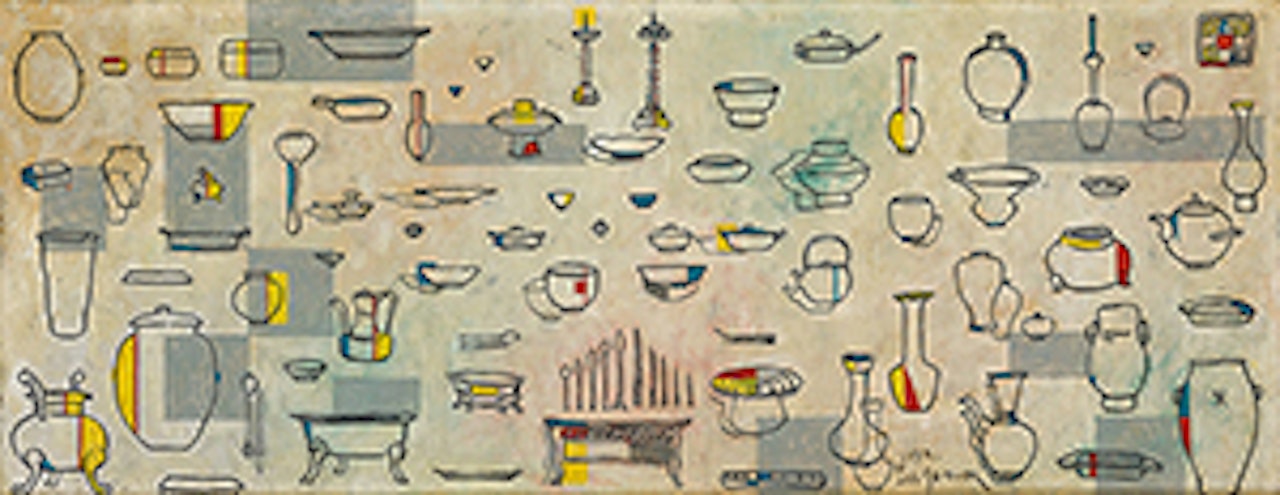 Mural Painting Original for Bando Hotel Coffee Shop by Lee SeDuk