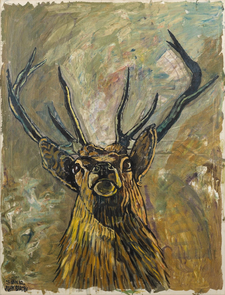 Stag Partly by John Bratby