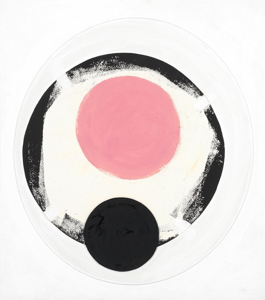Pink and Black Space by Terry Frost