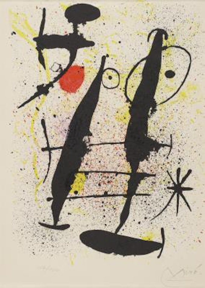 Dans la rivière basse by Joan Miró