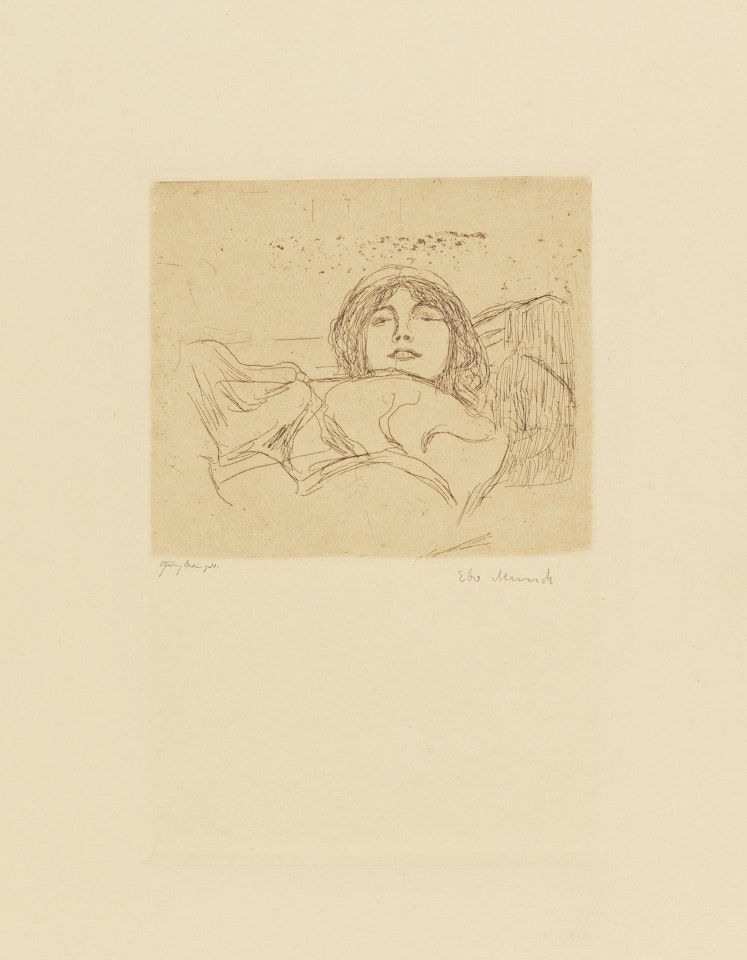 Junge Frau by Edvard Munch