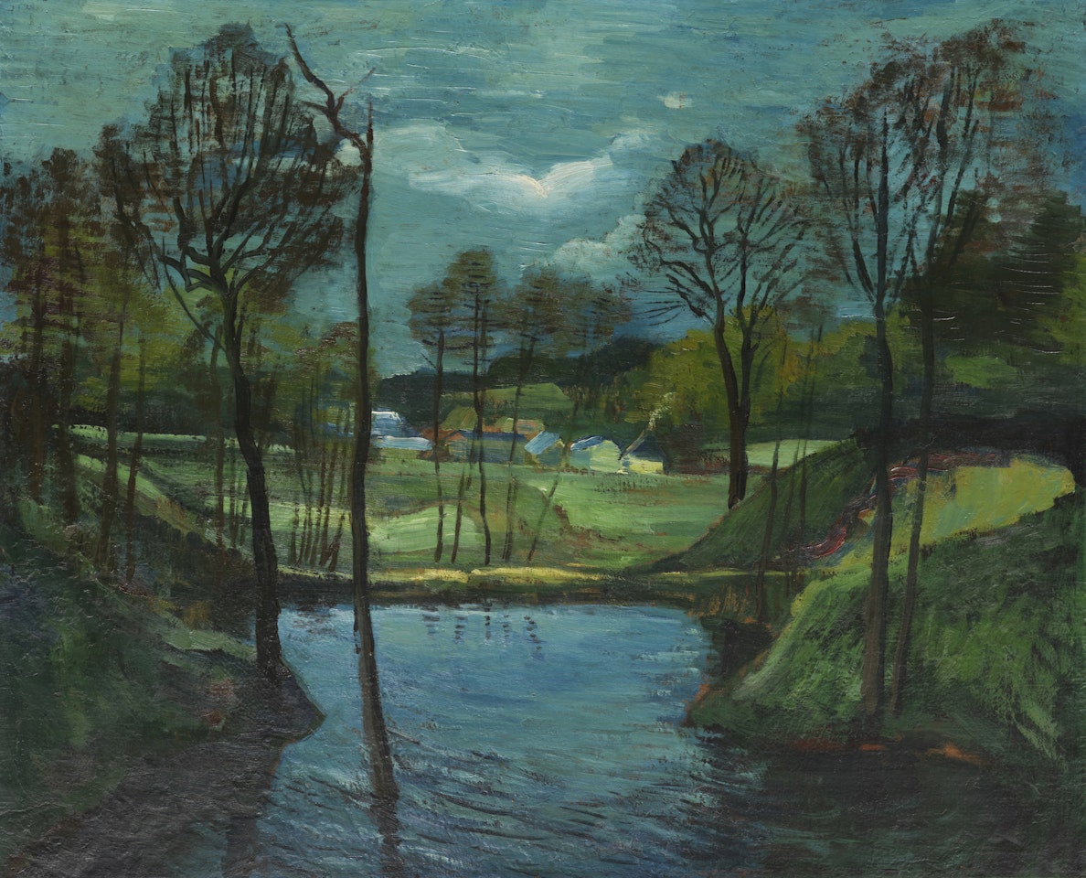 Forellenteich in Gliesnitz by Max Pechstein