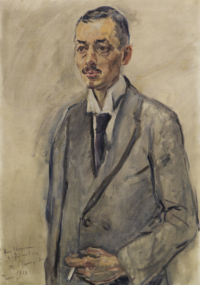 Bildnis Theodor Stoperan by Max Slevogt