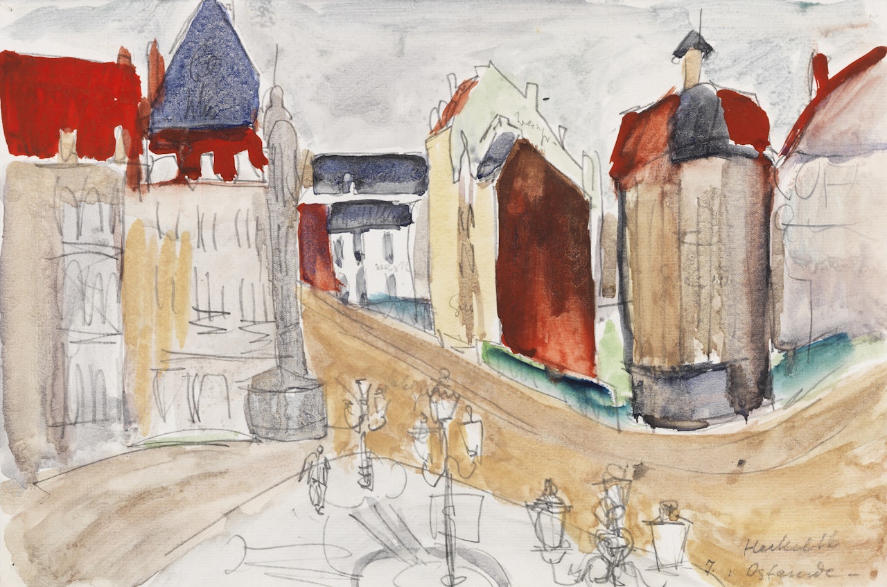 Ostende by Erich Heckel