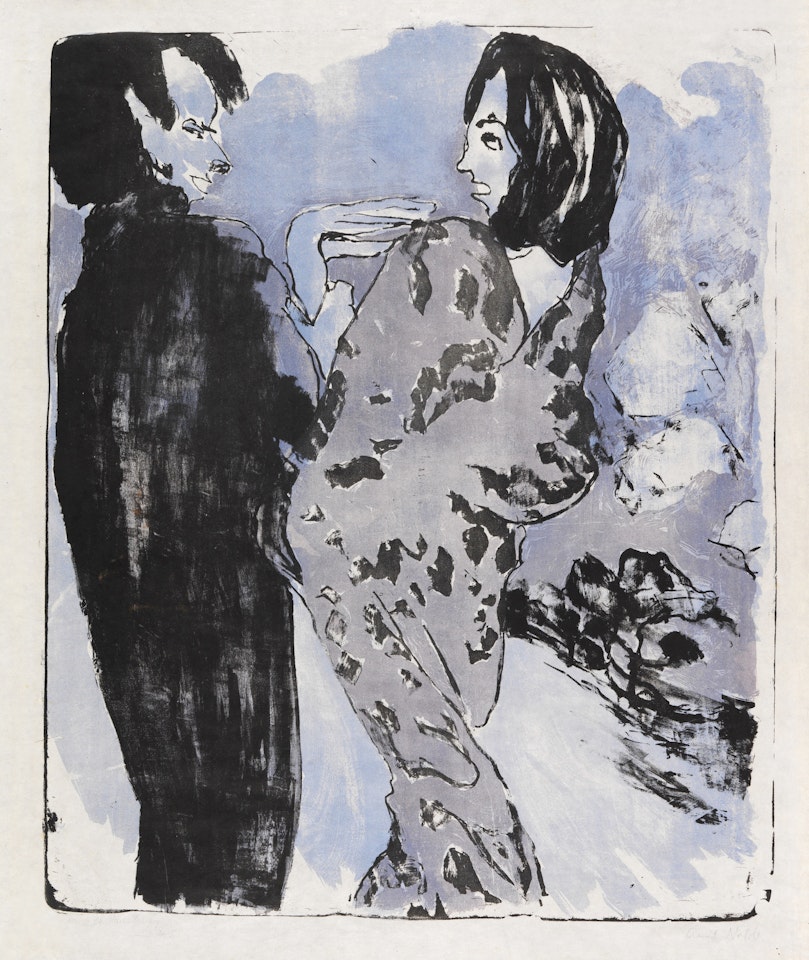 Junges Paar by Emil Nolde