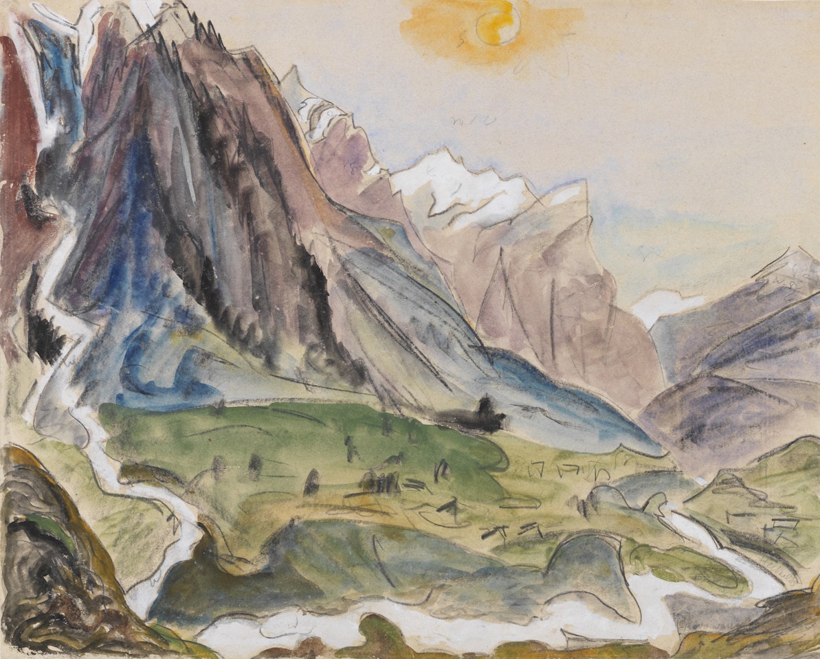 Bergwasser by Erich Heckel