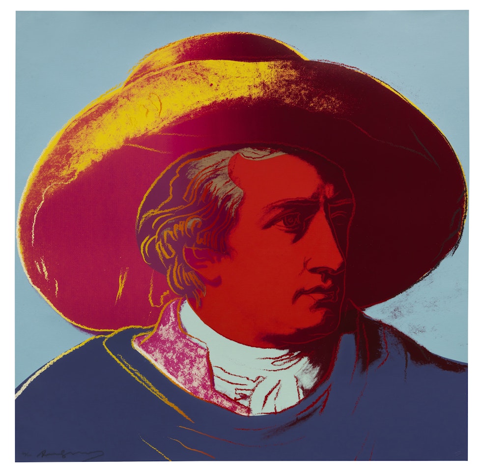 Goethe by Andy Warhol