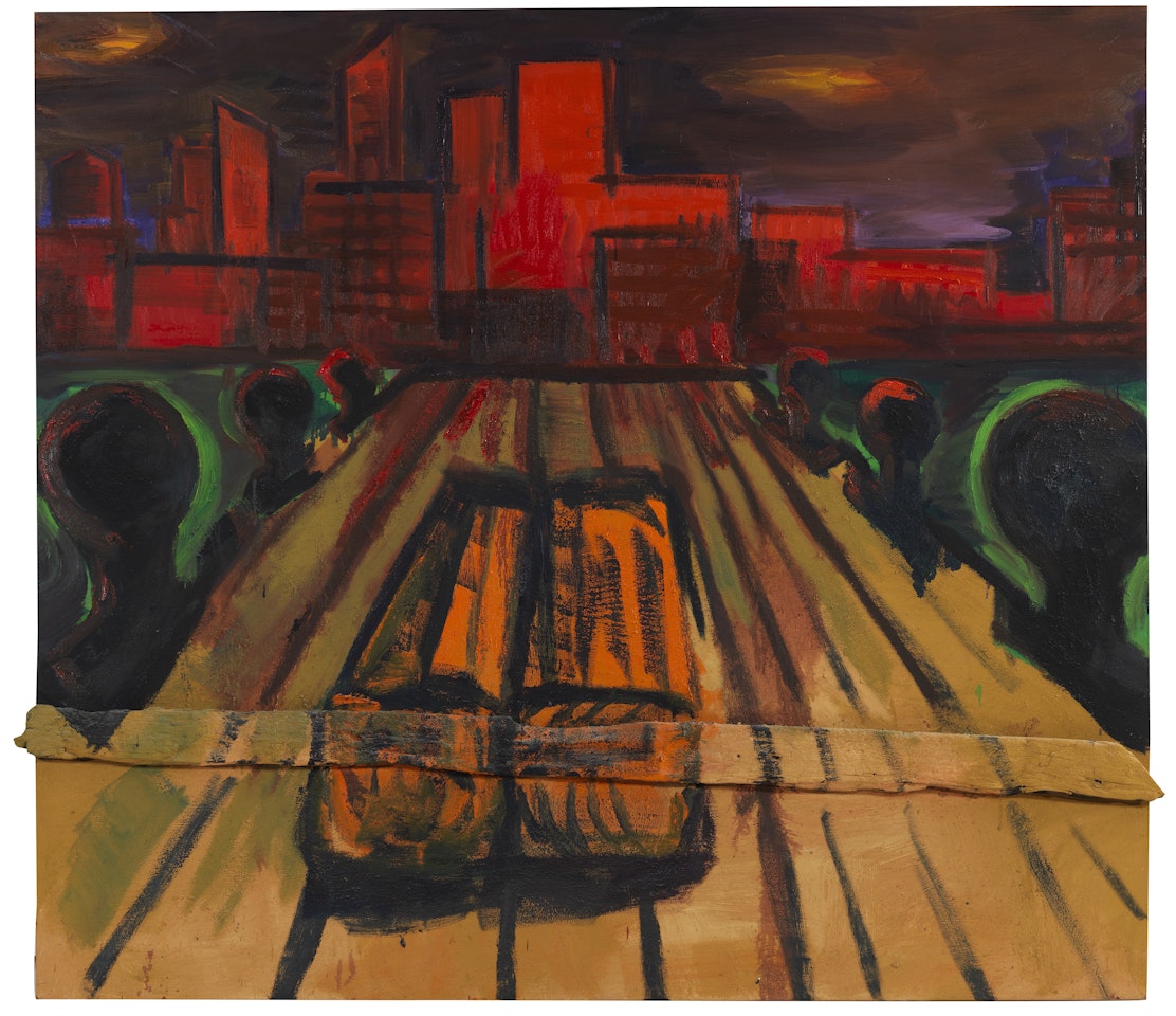 Quiet Pier by Rainer Fetting