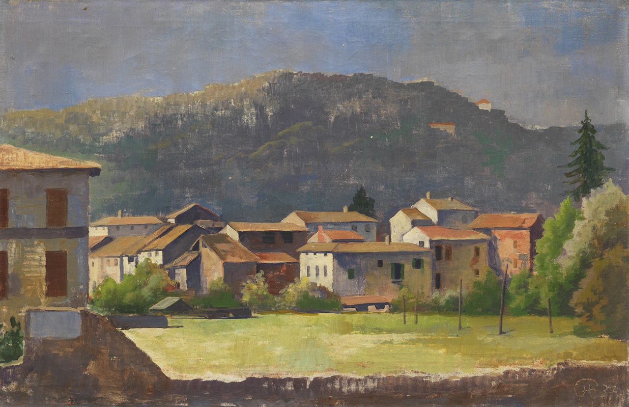 Lavena (Tessin) by Karl Hofer