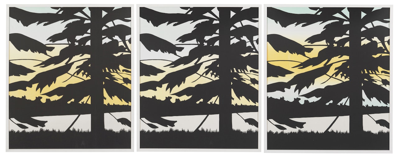 Twilight I-III by Alex Katz