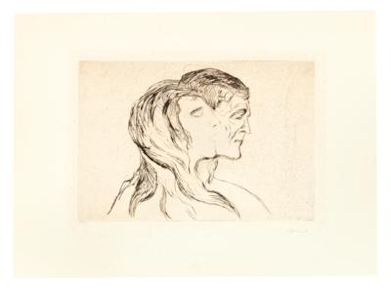 "Kopf bei Kopf" by Edvard Munch