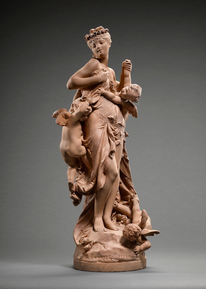 L'Innocence tourmentée par l'Amour (Innocence tormented by Love) by Albert-Ernest Carrier-Belleuse