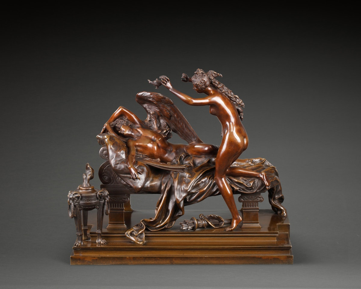 Cupidon et Psyché (Psyche waking the sleeping Cupid) by Albert-Ernest Carrier-Belleuse